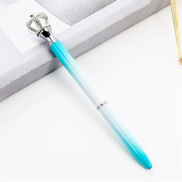 Shiny Metal Royal Crown Ballpoint Pen