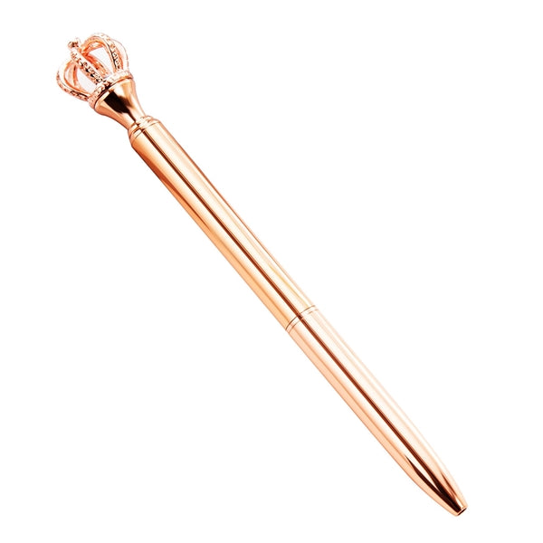 Shiny Metal Royal Crown Ballpoint Pen