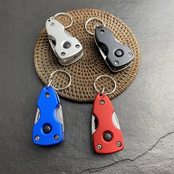 5 In 1 Multi Tool Keychain with LED Light