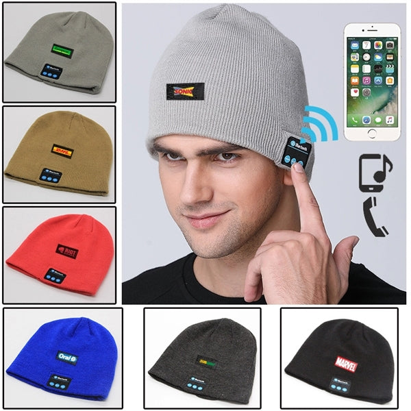 Headphones Beanie With Bluetooth