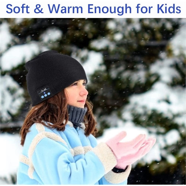 Headphones Beanie With Bluetooth