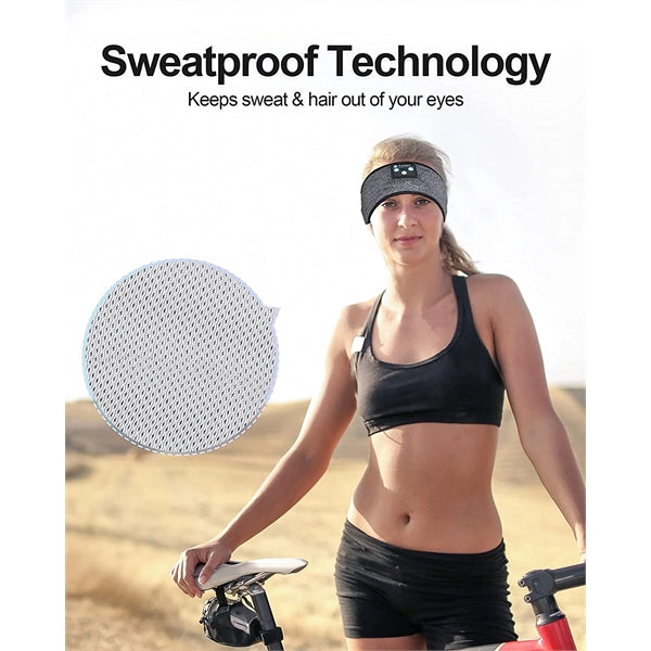 Sports Headband With Headphones
