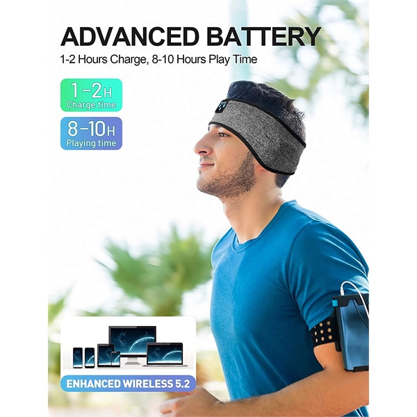 Sports Headband With Headphones