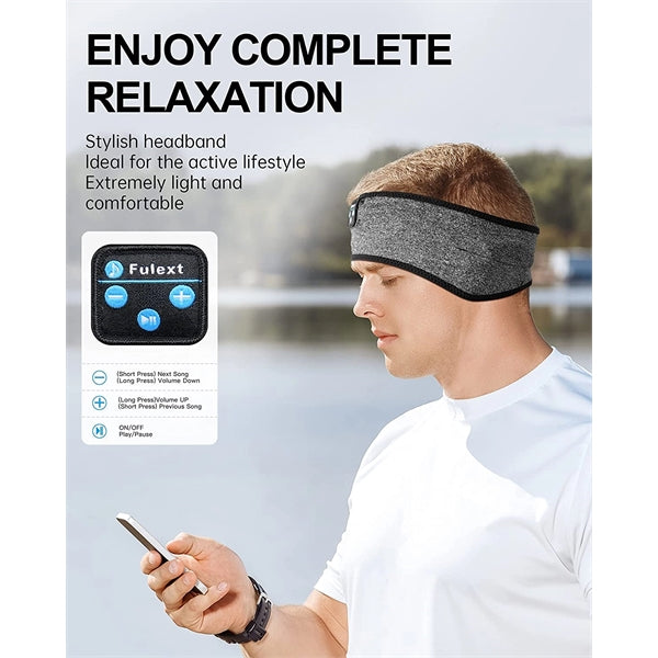 Sports Headband With Headphones