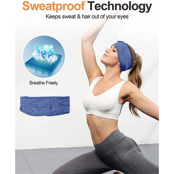 Sports Headband With Headphones