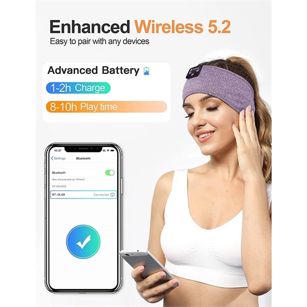 Sports Headband With Headphones