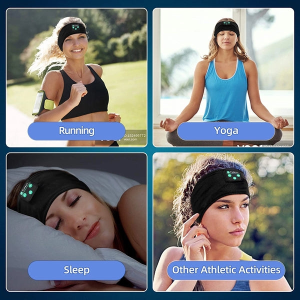 Sports Headband With Headphones