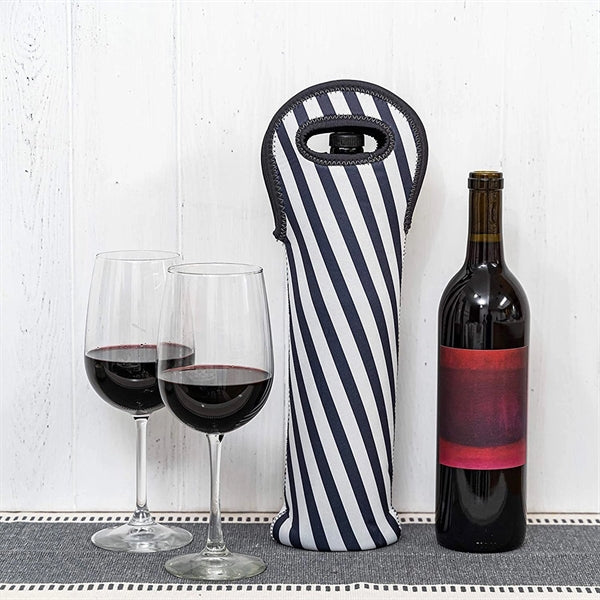 Single Bottle Neoprene Wine Bag Portable Tote Holders