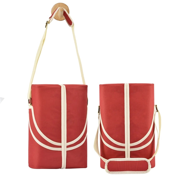 Insulated 2 Bottle Portable Wine Carrier