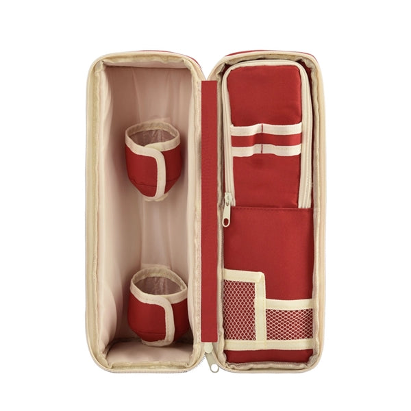Insulated 2 Bottle Portable Wine Carrier