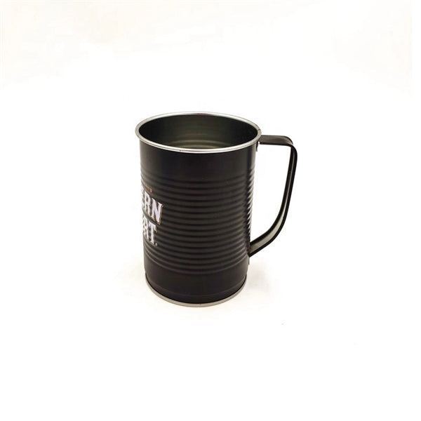 15 oz Drinking Cup Tin Can with Handle