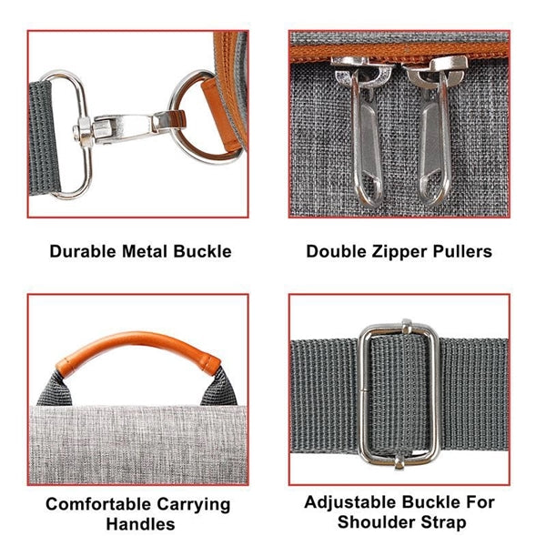 Insulated 2 Bottle Portable Wine Carrier