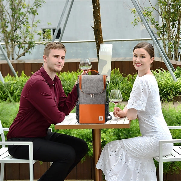 Insulated 2 Bottle Portable Wine Carrier