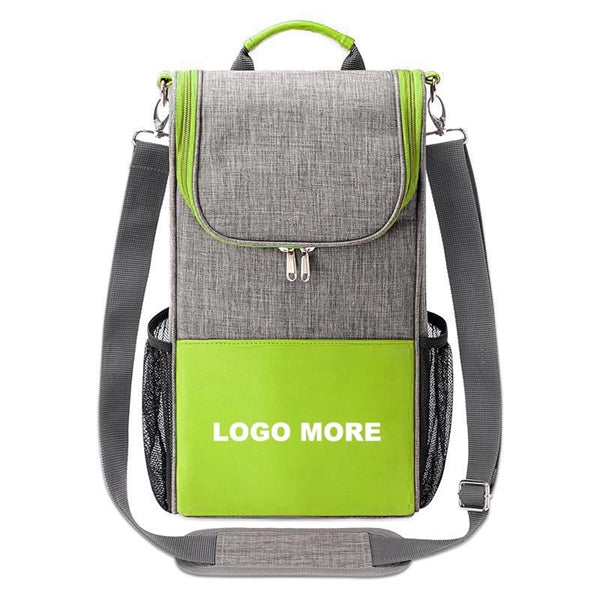 Insulated 2 Bottle Portable Wine Carrier
