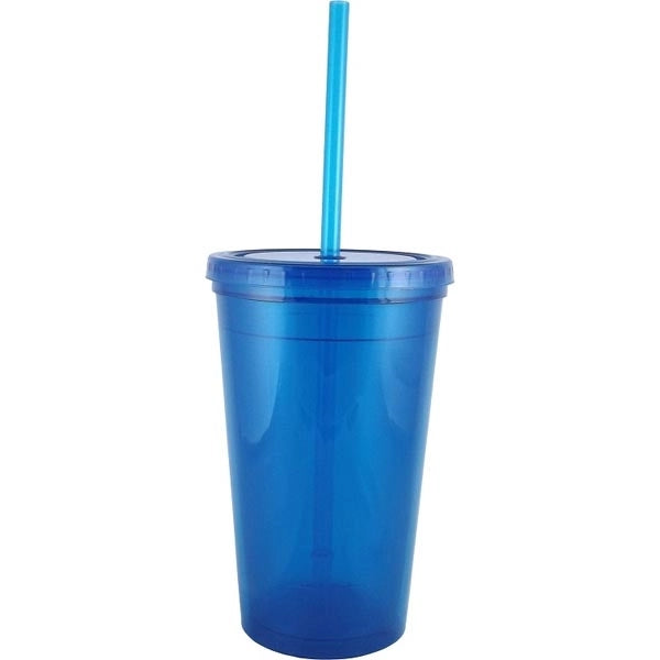 16 oz. "Bolero" Polypropylene Double Wall Plastic Tumbler