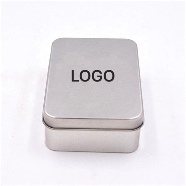 Metal Jewelry Gift Tin Plate Box With Foam Inlay