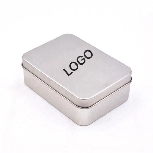 Metal Jewelry Gift Tin Plate Box With Foam Inlay