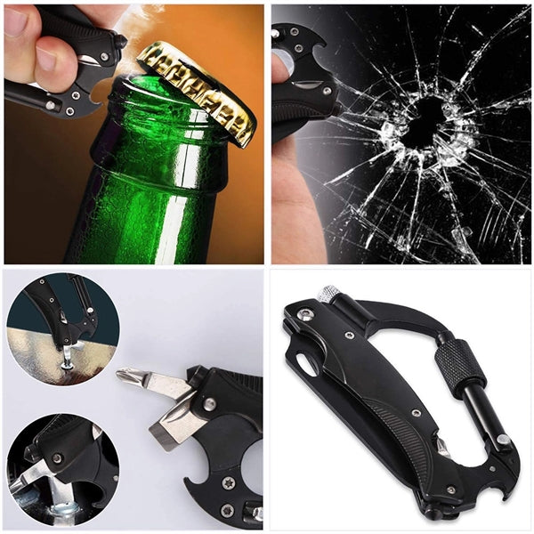 8-in-1 Multi-functional Climbing Carabiner