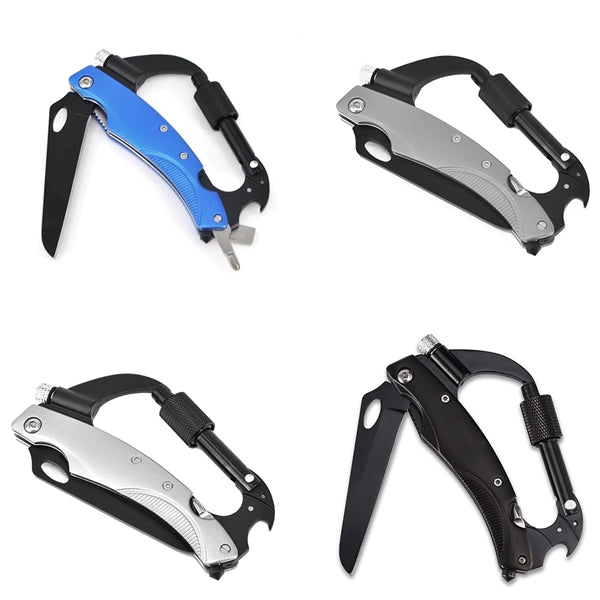 8-in-1 Multi-functional Climbing Carabiner