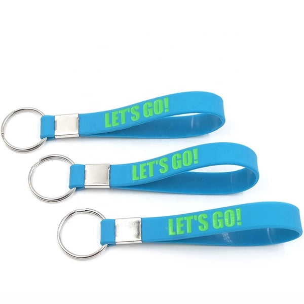 Silicone Wristband Keychain