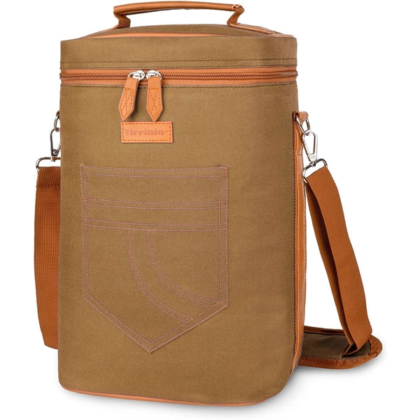 Portable Insulated 4 Bottle Wine Carrier