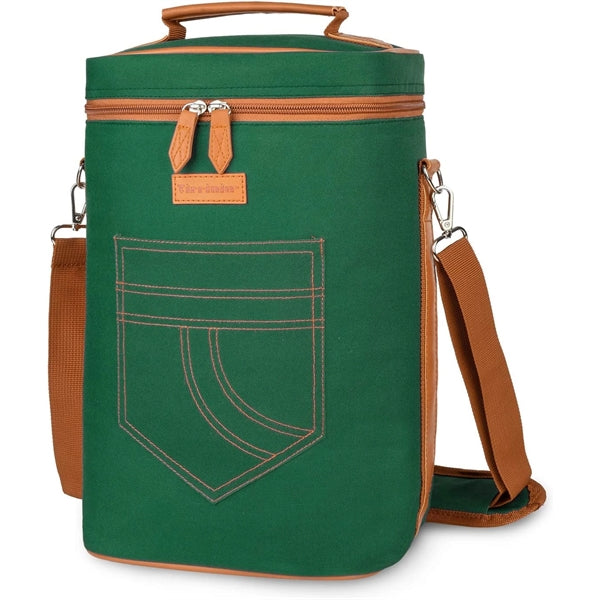 Portable Insulated 4 Bottle Wine Carrier