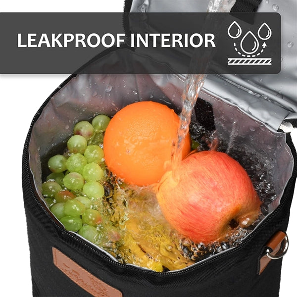 Portable Insulated 4 Bottle Wine Carrier