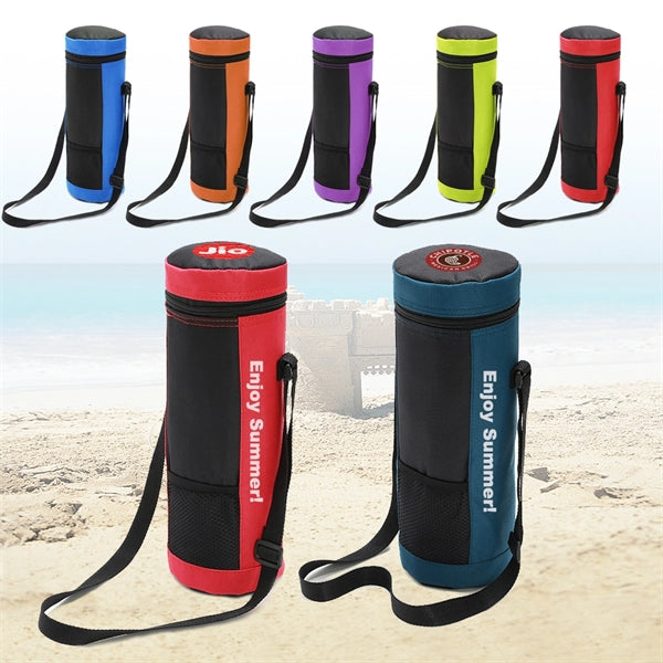 Portable Insulated Single Bottle Wine Carrier