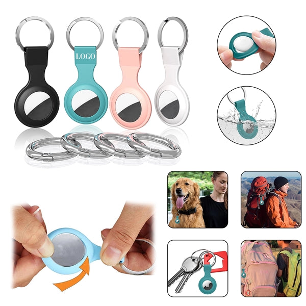 Silicone AirTag Case with Keychain