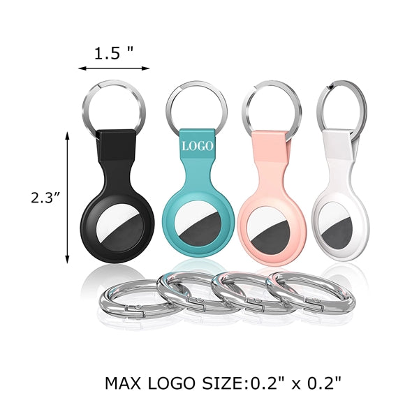 Silicone AirTag Case with Keychain
