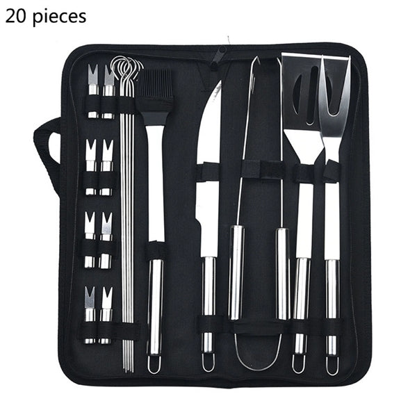 BBQ Grill Accessories Set with Portable Bag
