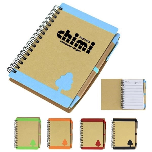 Hollow Colorful Tree Spiral Notebook