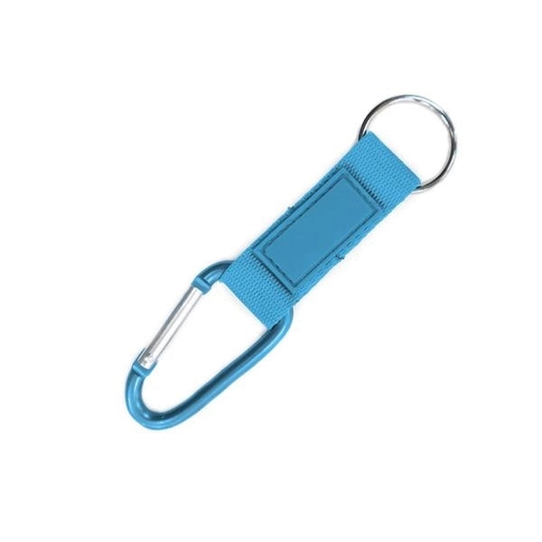 Unisex Color Carabiners Lanyard Short Strap Keychain Holder
