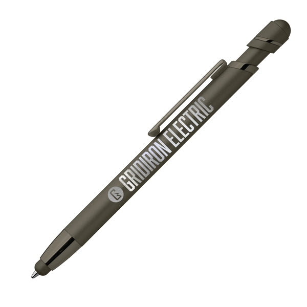 Pluto Softy Metal Pen with Stylus (Engraved Imprint)