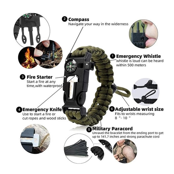 Tactical Survival Bracelet