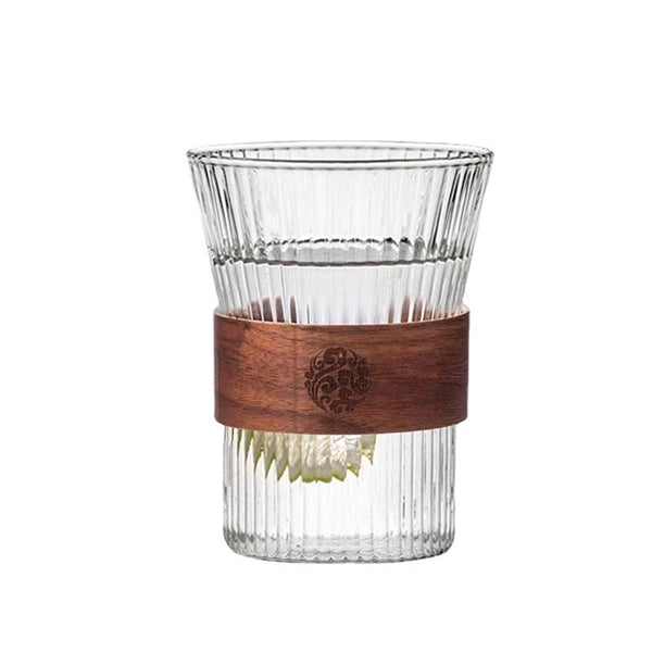 Heat-resistant Glass Cup With Bamboo Sleeve
