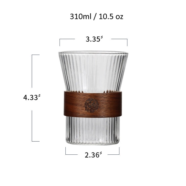 Heat-resistant Glass Cup With Bamboo Sleeve