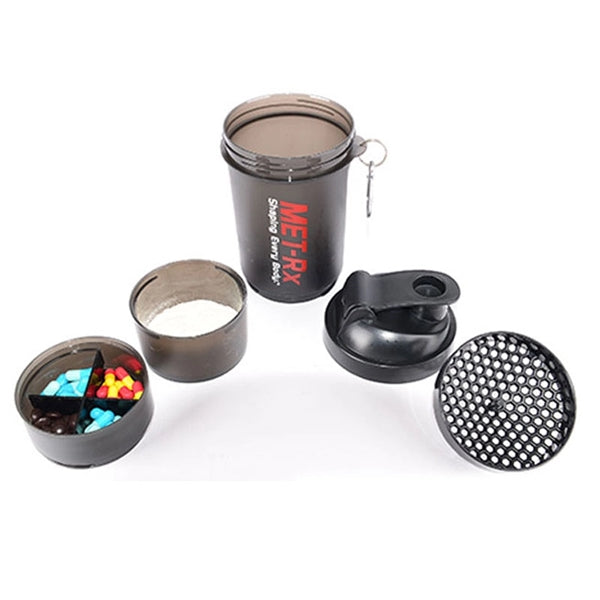 17Oz. 3 In 1 Fitness Shaker