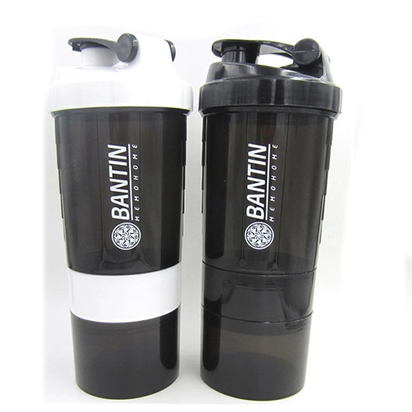 Three Layers Protein Powder Shaker