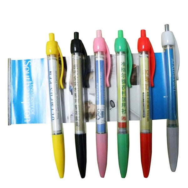 Banner Pen W/Transparent Barrel