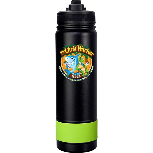 Pop Up 24 oz. Colorful Banded Bottle