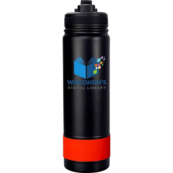 Pop Up 24 oz. Colorful Banded Bottle