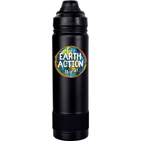Sip Top 24 oz. Colorful Banded Bottle