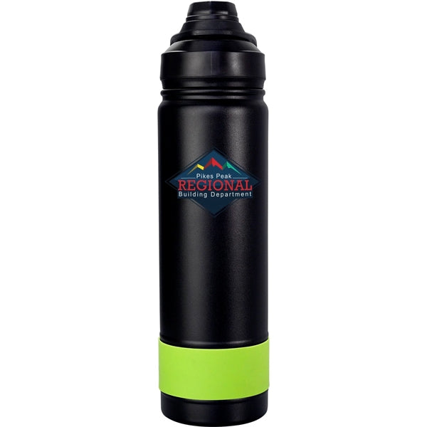 Sip Top 24 oz. Colorful Banded Bottle