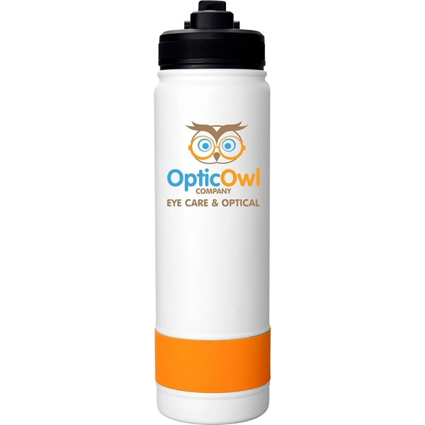 Colorful Pop Up 24 oz. Banded Bottle