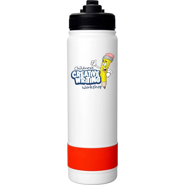Colorful Pop Up 24 oz. Banded Bottle