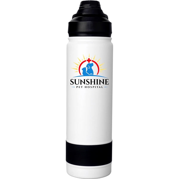 Colorful Sip Top 24 oz. Banded Bottle
