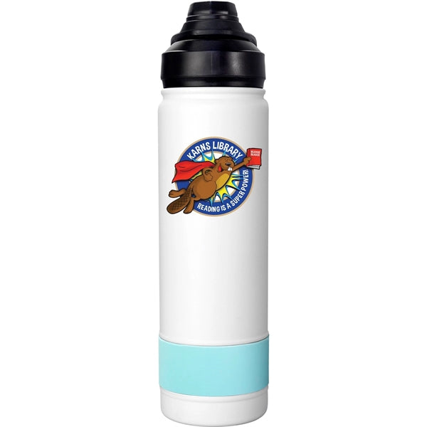 Colorful Sip Top 24 oz. Banded Bottle