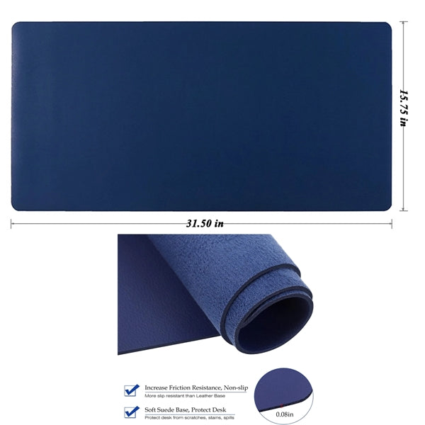 Waterproof PU Leather Desk Pad With Non-Slip Base