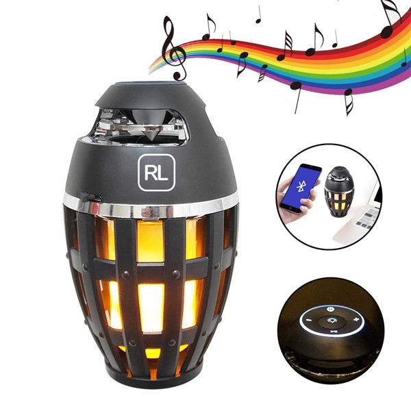 LED Blue tooth Speaker with Flame Effect Light